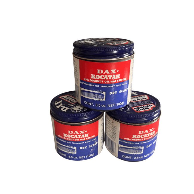 Dax Kocatah Dry and itchy scalp Relief - Coconut and Tar Oil 100g -BULK DISCOUNTS