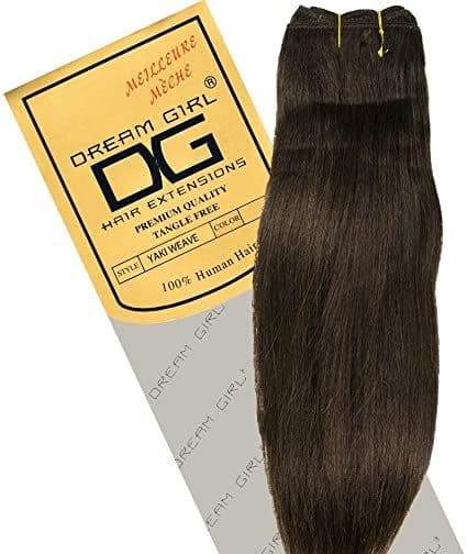 Dream Girl Human Hair Yaki Weave- Premium quality 8 inches