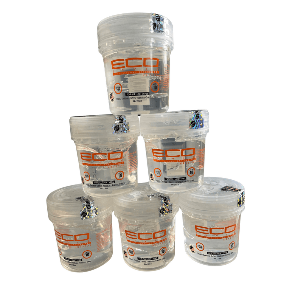 Eco Styler Krystal Clear Styling Gel 8oz - BULK DISCOUNTS