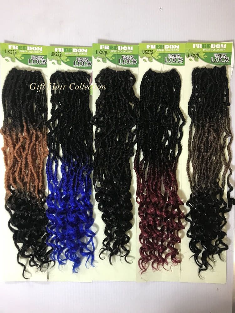 Freedom Faux Cro- Curl dredLocks Pre- Looped Crochet Hair - 20 inches