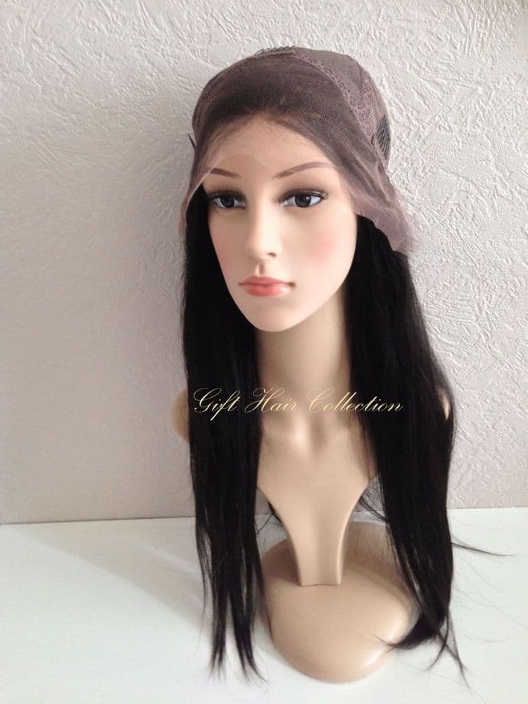 Full Glueless Lace Wig Virgin Hair STRAIGHT - Stock Wig