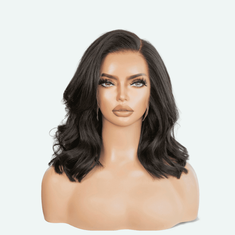 Glam Loose Waves Yaki Bob Wig - Virgin Indian Human Hair