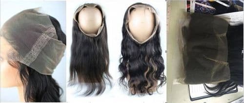 Lace Frontal 360 Degrees - Virgin Hair Gold Grade
