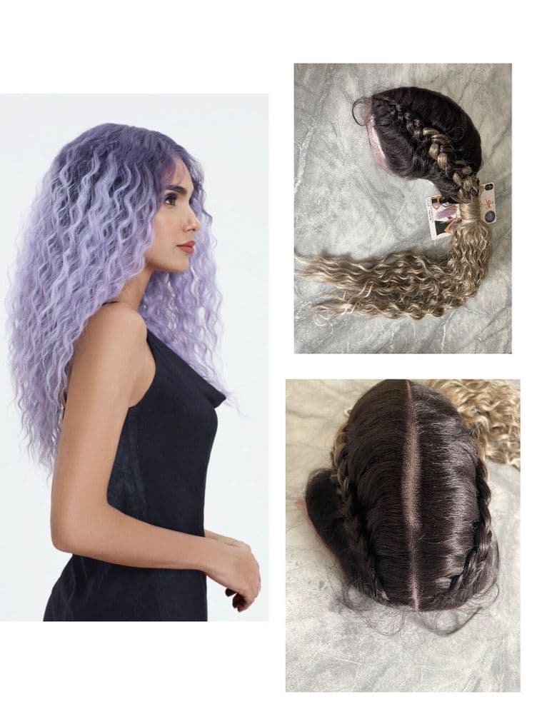 Leigh Spotlight Versatile Curly Lace Front Wig - Synthetic Hair