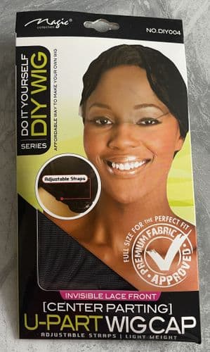 Magic Invisible Lace Front U-part Wig Cap - Center Parting