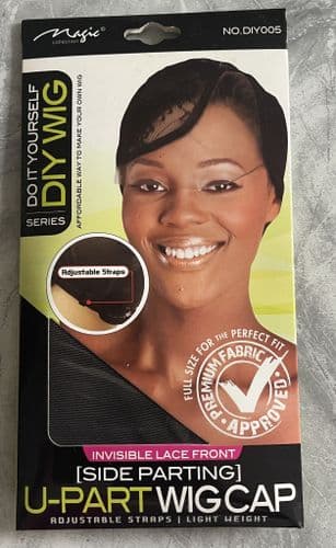 Magic Invisible Lace Front U-part Wig Cap - Side Parting