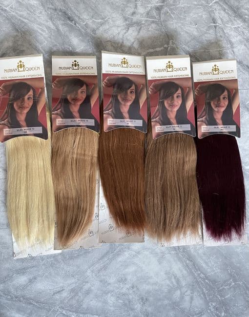 Nubian Queen Silky Weave 100% Human Hair - 10 inches
