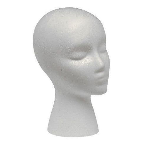 Polystyrene Mannequin Head