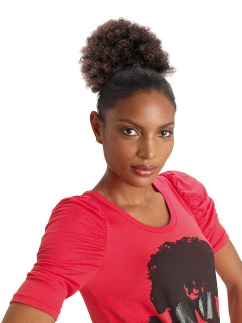 Sleek Afro Drawstring Hair Bun - Medium