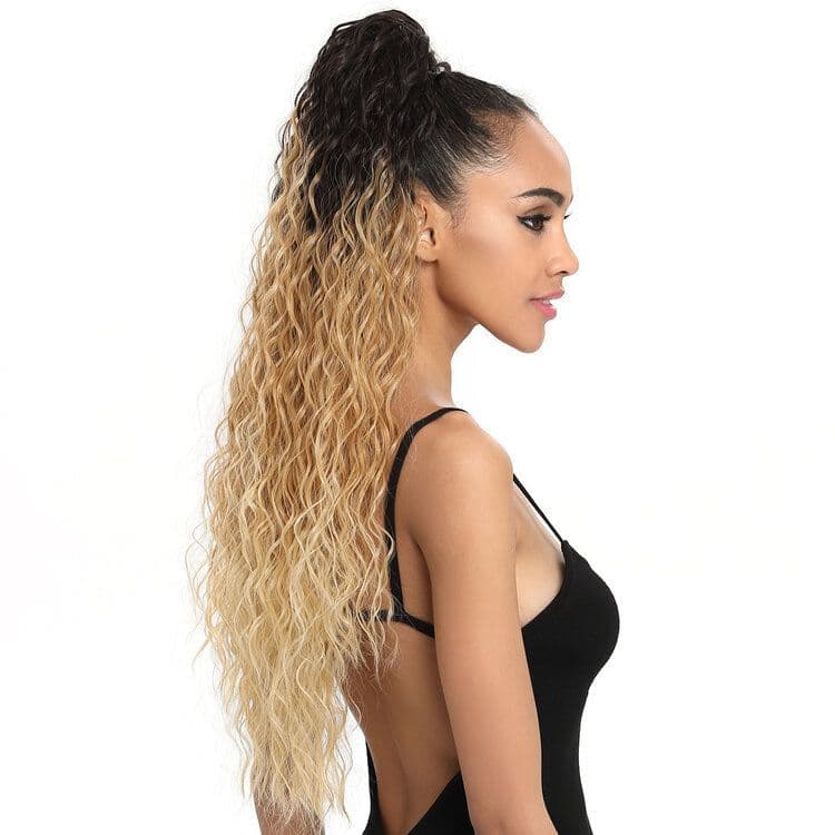Sleek Belle Curl Long Drawstring EZ Ponytail 30 inches
