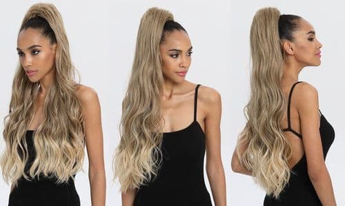 Sleek Hair Couture Ariel Drawstring Ponytail - Extra long 30 inches