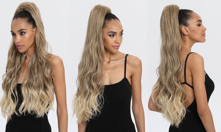 Sleek Hair Couture Ariel Drawstring Ponytail - Extra long 30 inches