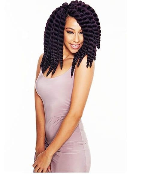 Sleek Mambo Satin Twist- Pre looped Hair 12 inches