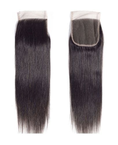 Virgin Brazilian 4x 4 Lace Closure Natural Straight