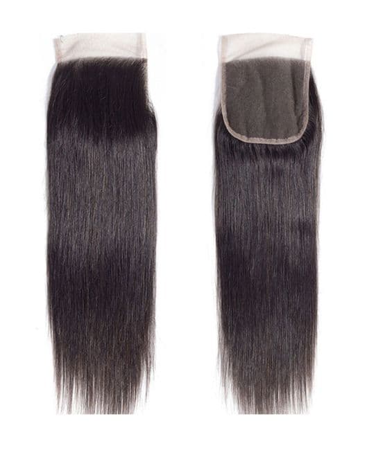 Virgin Brazilian 4x 4 Lace Closure Natural Straight