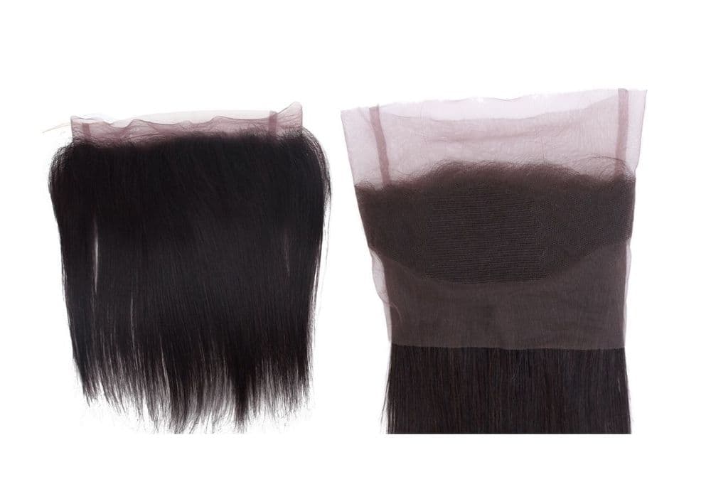 Virgin Brazilian Natural Straight 360 Lace Frontal