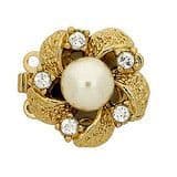 2 row pearl clasp No: 70 (gold)