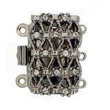 3-row clasp No. 15 (silver)