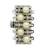 5 row pearl clasp No: 80 OUT OF STOCK