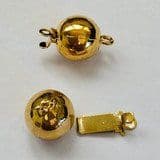 8mm Golden Ball clasp No. 822