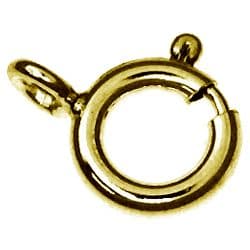 9ct gold bolt-ring clasp