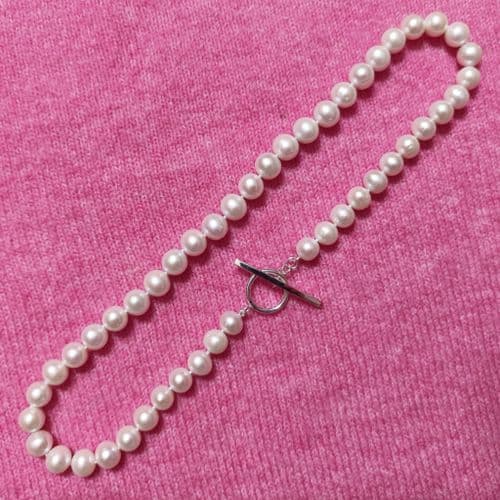 AA Grade 9-10mm White Pearls