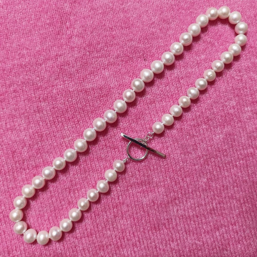 AA Grade 9-10mm White Pearls