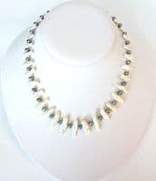 Biwa Two-Tone Necklace