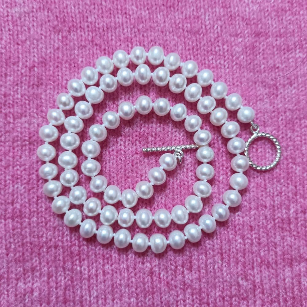Grade A 6 -7mm White Pearls