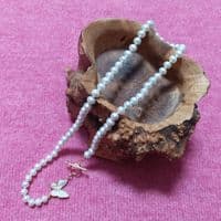 Grade A Pearls with Butterfly Clasp