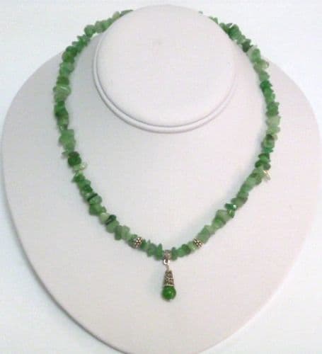 Green Jade Necklace with Pendant OUT OF STOCK