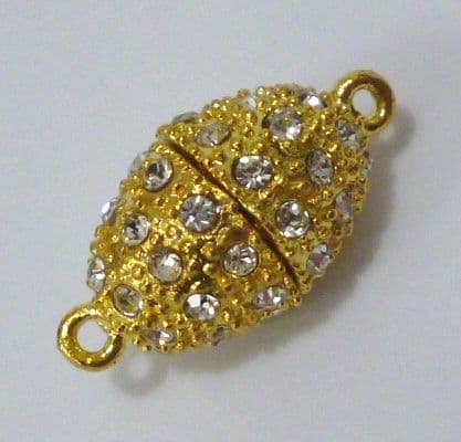Large Gold-Plated Magnetic Clasp
