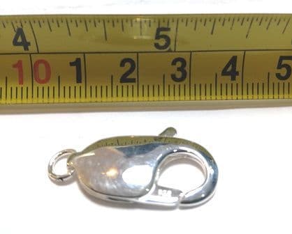 Large Silver Claw clasp