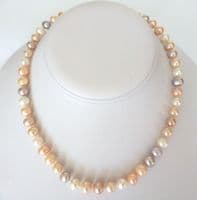 Multicolour Pearl Necklace