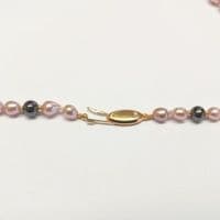 Oval Pearls with Hematite