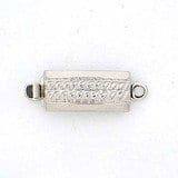 Sterling silver box clasp No. 22Rh OUT OF STOCK