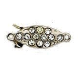 Traditional Oval Fish-Hook Pearl Catch (Silver)