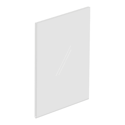 Acrylic Art Label Sleeve for Walls (A6 Portrait, Pack of 5)