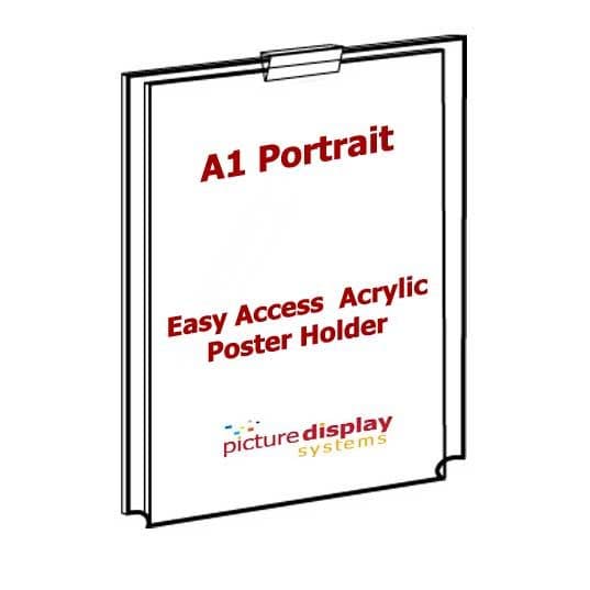 Acrylic Poster Holder: A1 Portrait