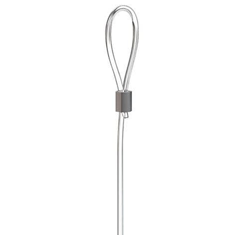 Clear Vertical Hanger With Loop (150cm) (PACK OF 10)
