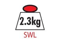 Flat Panel Hook (Dibond Hanger): Medium, 2.3kg (Pack of 10)