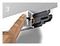 MINI Picture Hanging Rail (Silver, 200cm) inc fittings