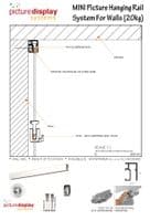 MINI Picture Hanging System Kit (Silver)