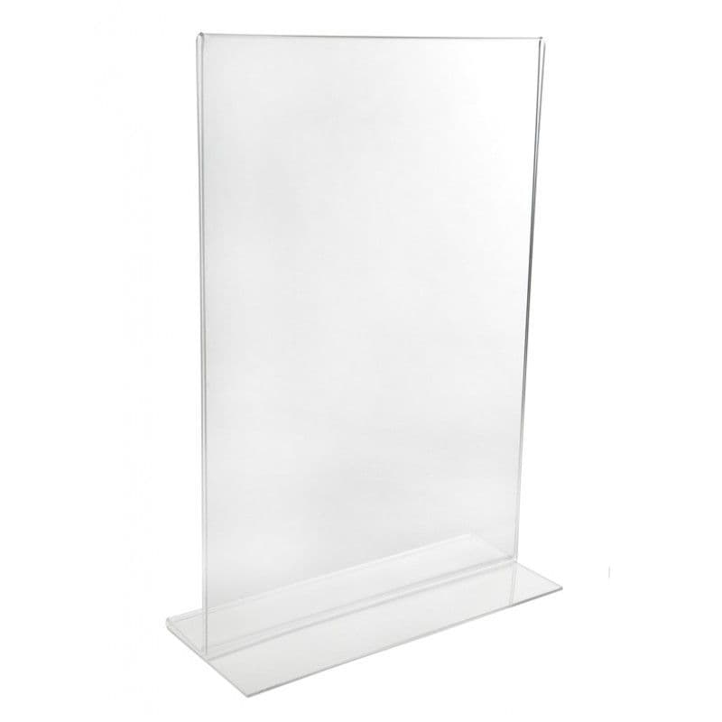 Upright FreeStanding Acrylic Poster Holder A5 Portrait