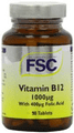 B12 1000ug 90 tablets with added Folic acid for better absorption - FSC