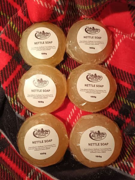 Caurnie Nettle soap 100gx6=600g plus free delivery