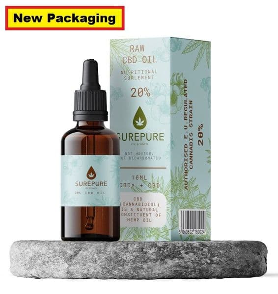 CBD OIL 2000mg Surepure (20%) 10ml Surepure (Hemp/Cannabis) + free delivery