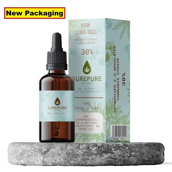 CBD Oil 3000mg (30%) 10ml Surepure - Special Offer + Free Delivery