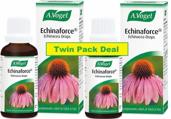 Echinaforce (Echinacea Drops) 50ml x 2 Twin Pack Offer