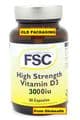 FSC - Vitamin D3 3000iu 60 Capsules